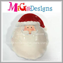 Оптовая продажа OEM керамический Рождественский Санта дизайн посуды